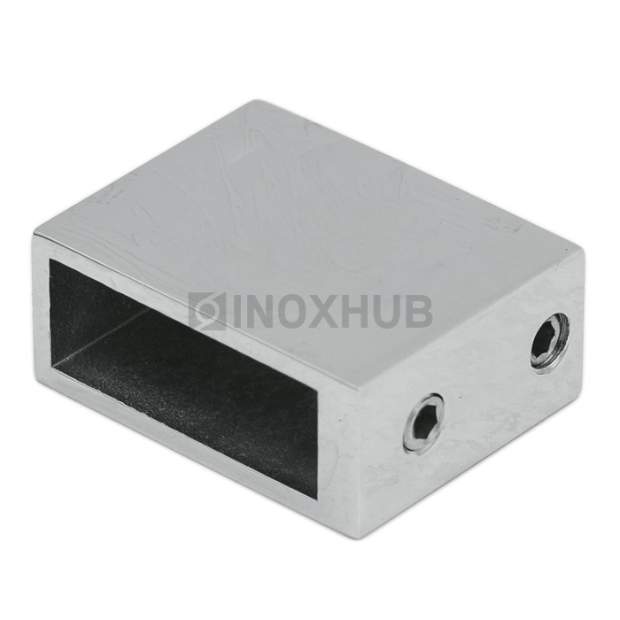 Держатель штанги (343 PSS) к стене штанга 30×10 мм нерж. сталь полированная