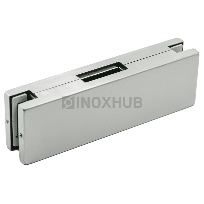 Ответная часть (150K SSS) на стекло для замка центрального, нерж. сталь матовая