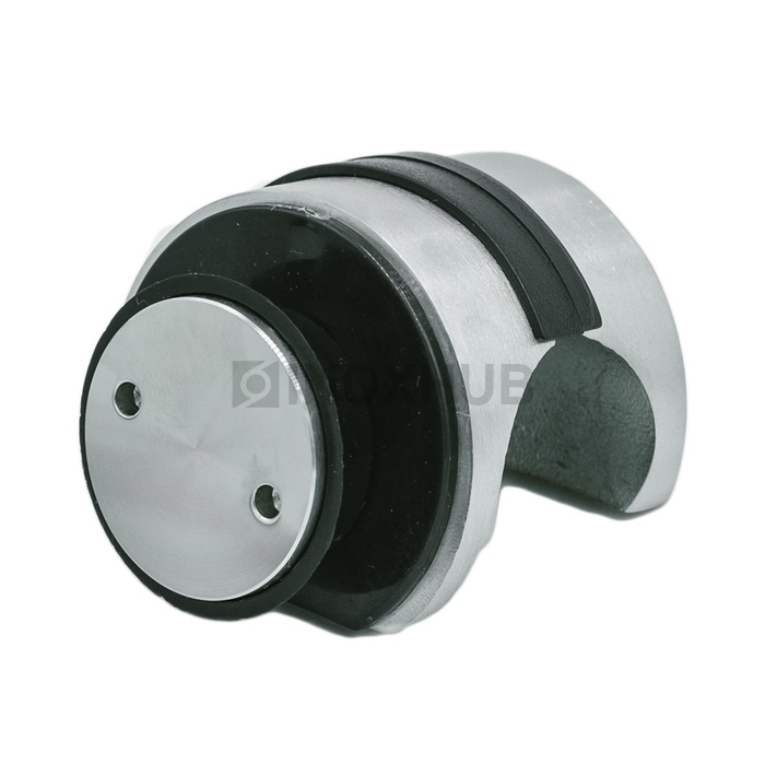 Крепление (831 SSS) трека Ø25 мм к cтеклу под зенковку нерж. сталь матовая