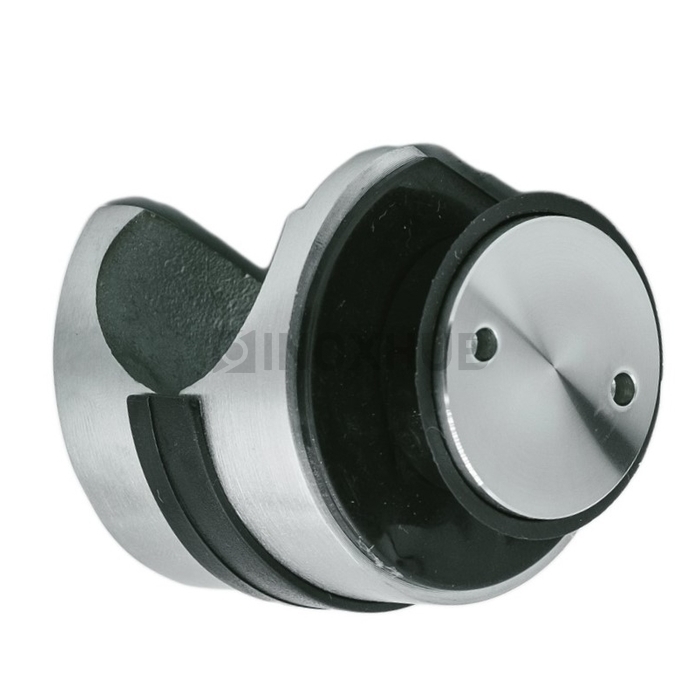 Крепление (831 SSS) трека Ø25 мм к cтеклу под зенковку, нерж. сталь матовая