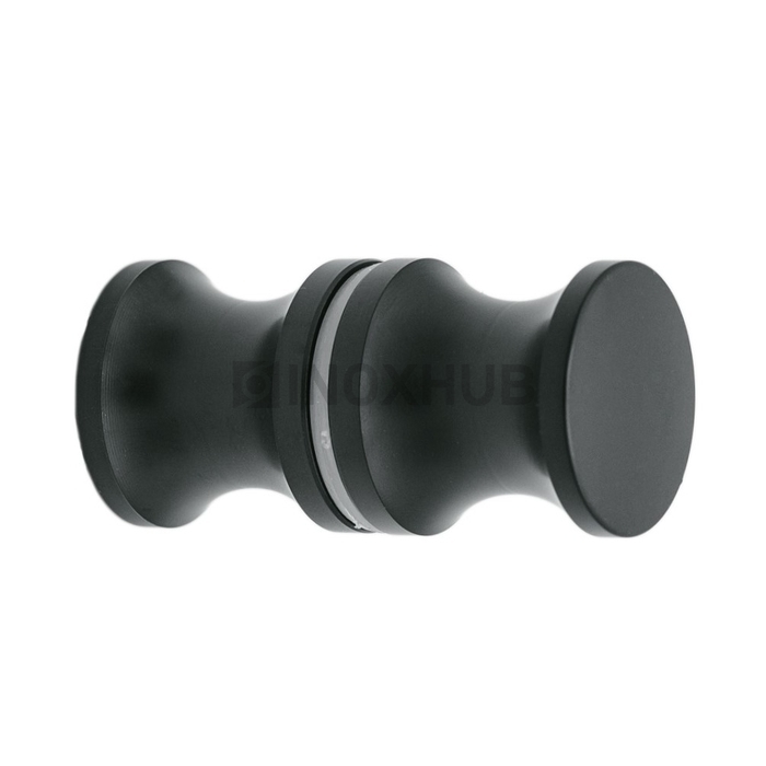 Кноб (691 BLC), стекло 6.0-12.0 мм, Черный мат