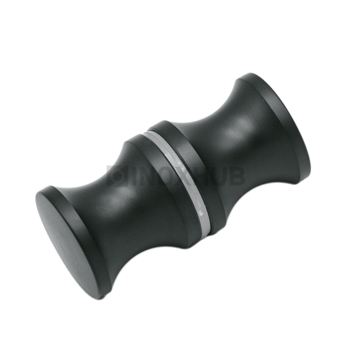 Кноб (691 BLC) стекло 6.0-12.0 мм Черный мат