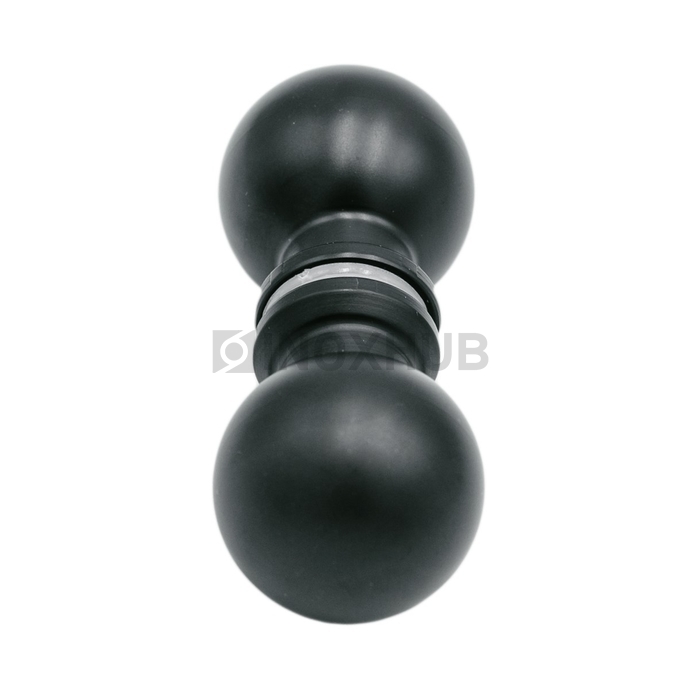 Кноб шар (698 BLC), стекло 6.0-12.0 мм, Черный мат