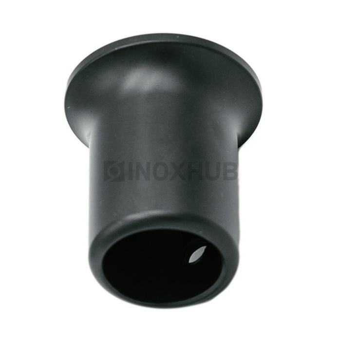 Держатель штанги (907 BLC) к стене, штанга Ø19 мм, Черный мат