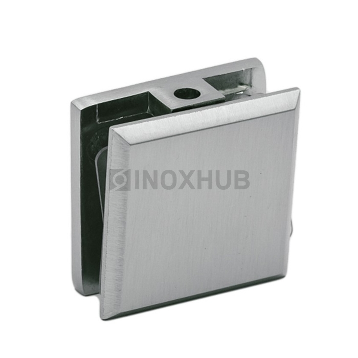 Коннектор (721 SС) стекло-стена 1 отверстие хром матовый