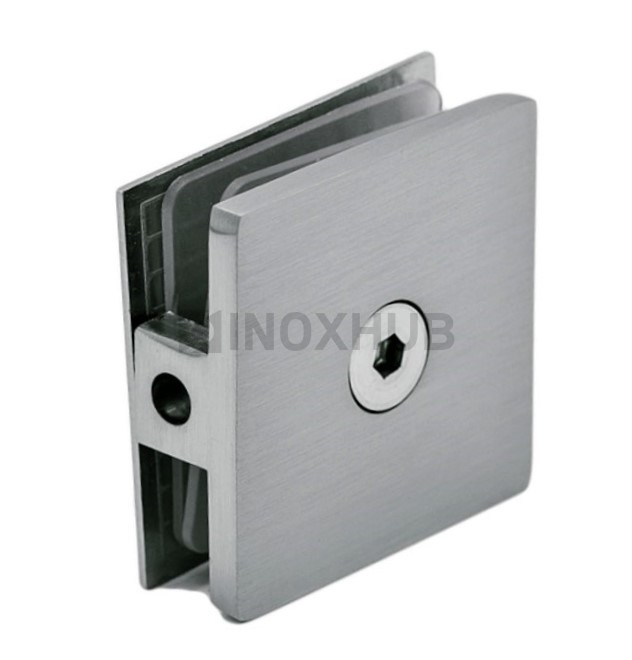 Коннектор (721 SС) стекло-стена 1 отверстие, хром матовый