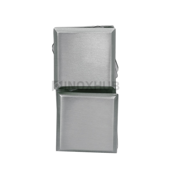 Коннектор (724 SC) стекло-стекло 180°, матовый хром