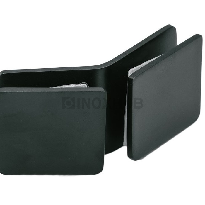 Коннектор (736 BLC) стекло-стекло 135° Черный мат