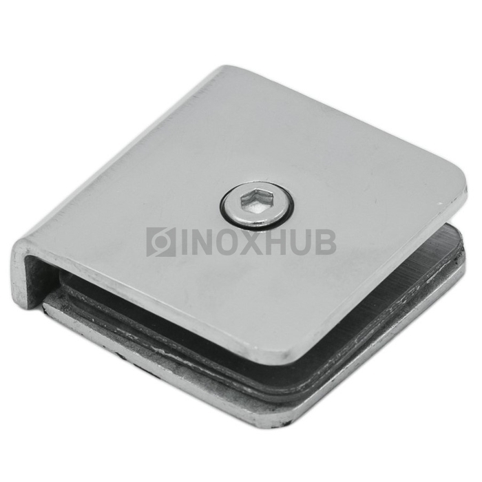 Коннектор (731 PSS) стекло-стена, 2 отверстия (без фаски), нерж. сталь полированная