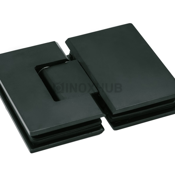 Петля (303 BLC) стекло-стекло 180°, нерж. сталь Черный мат