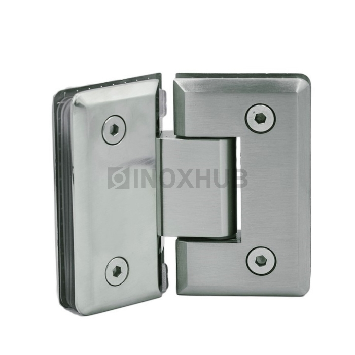 Петля (302 SC) стекло-стекло 135°, матовый хром