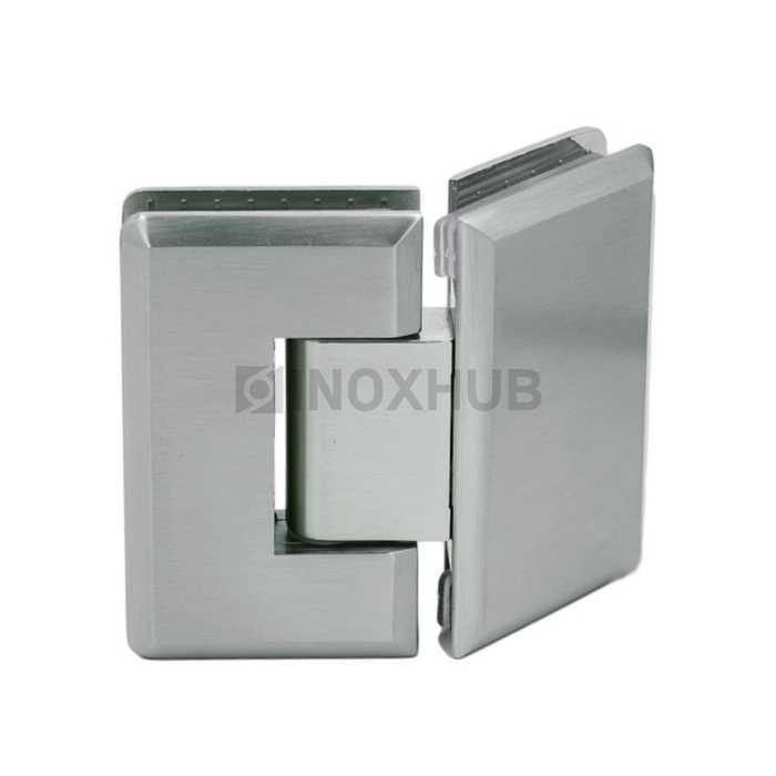 Петля (302 SC) стекло-стекло 135°  матовый хром