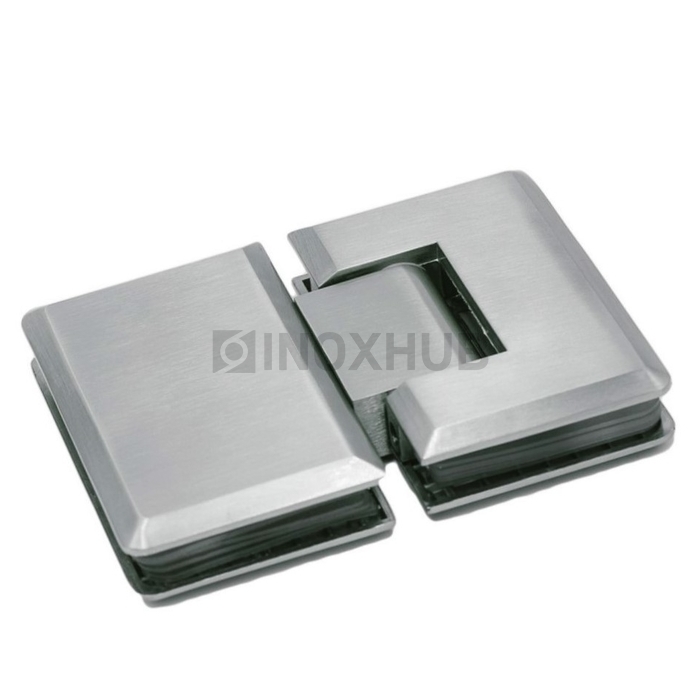 Петля (303 SC) стекло-стекло 180°, матовый хром