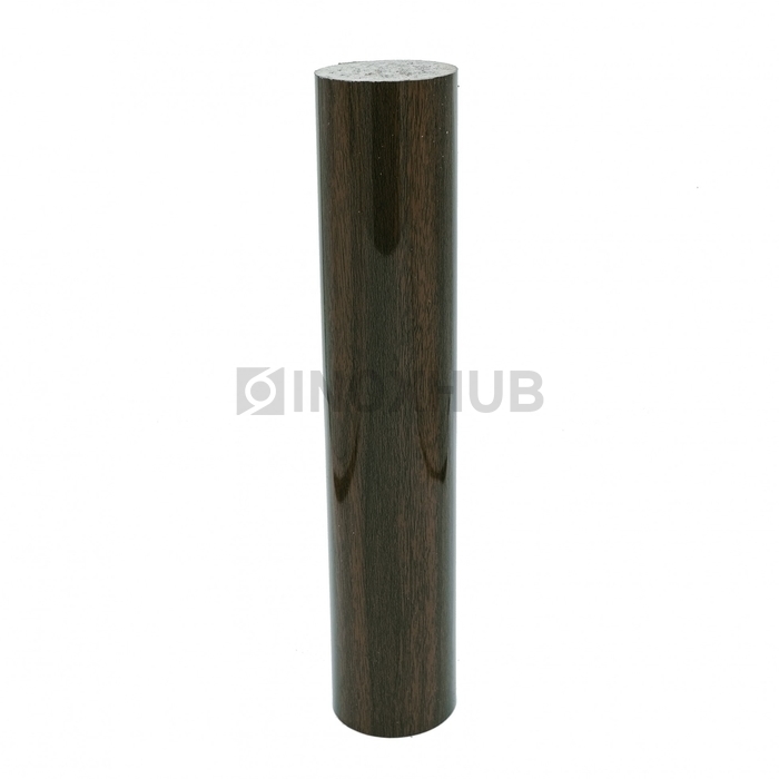 Пластиковый поручень, цвет текстурный Венге, Ø49.0×4000 мм