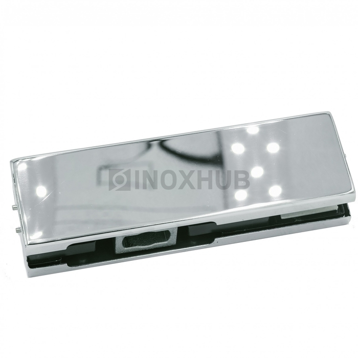 Фитинг нижний (110 PSS) стекло 10-12 мм нерж. сталь полированная