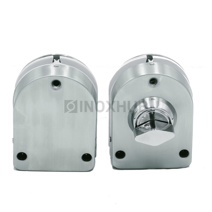 Защелка (017-2 SSS) без сверления с ответной частью на стекло нерж. сталь матовая