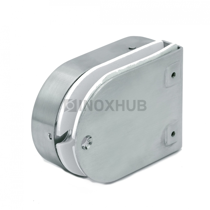 Замок (016-1 SSS) без сверления, с ответной частью на стену, нерж. сталь матовая