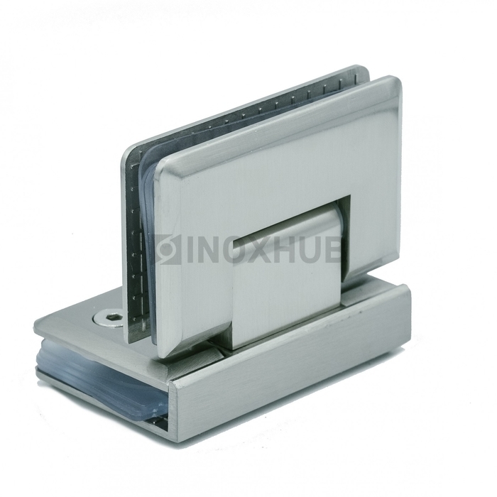 Петля (304 SC) стекло-стекло 90°  матовый хром