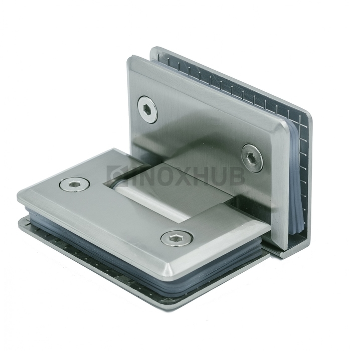 Петля (304 SC) стекло-стекло 90°, матовый хром