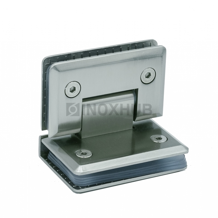 Петля (304 SC) стекло-стекло 90°, матовый хром