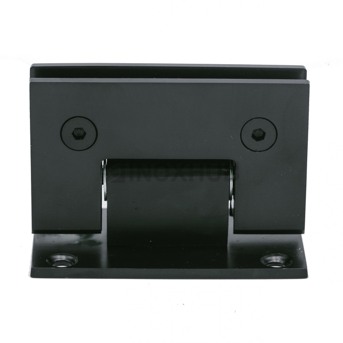 Петля (301 BLC) стена-стекло двустороннее крепление нерж. сталь Черный мат