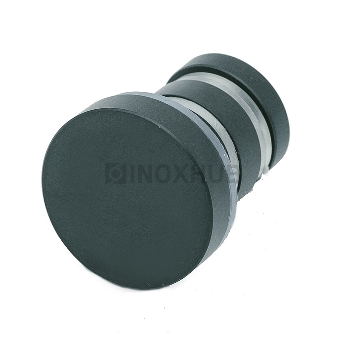 Крепление (449 BLC) трека 30×10 к стеклу, Черный мат