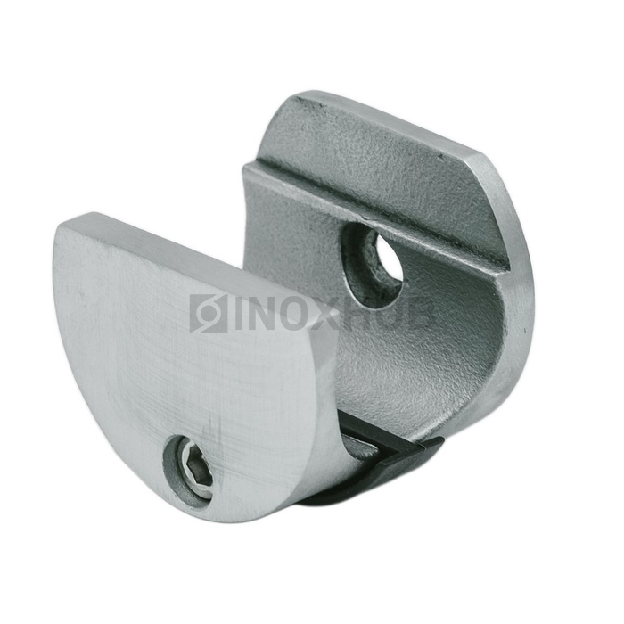 Крепление (830 SSS) трека Ø25 мм на проем нерж. сталь матовая