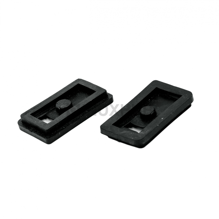 Комплект уплотнительных резинок в квадратный стеклодержатель штамп. (1 компл/2 шт), стекло 10.0 мм