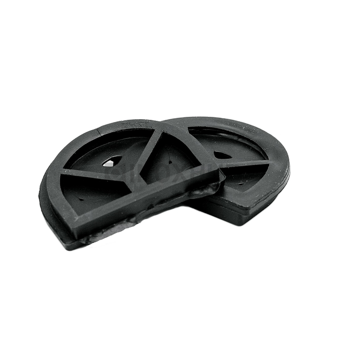 Комплект уплотнительных резинок в полукруглый стеклодержатель штамп. (1 компл/2 шт), стекло 10.0 мм