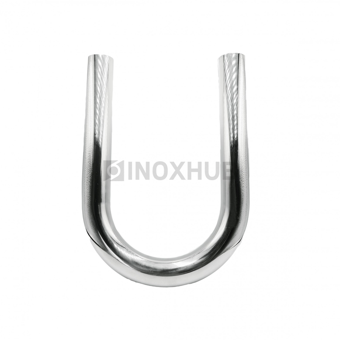 Окончание поручня пандуса, Ø42.4 мм, AISI 304, GRIT 600