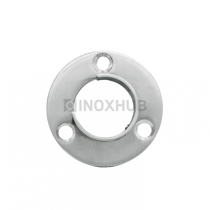 Фланец для поручня с пазом, Ø42.4 мм, AISI 304, GRIT 320