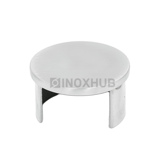 Заглушка для поручня с пазом Ø42.4 мм AISI 304 GRIT 320