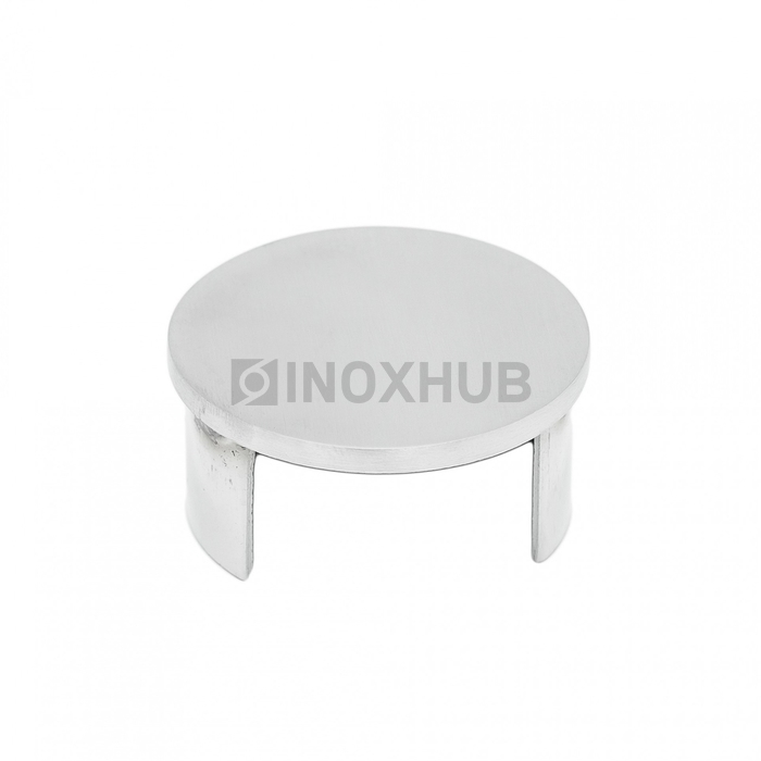 Заглушка для поручня с пазом Ø48.3 мм AISI 304 GRIT 320