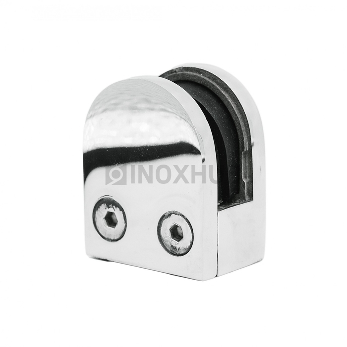 Стеклодержатель литой на плоскость стекло 8.0 мм AISI 304 GRIT 600