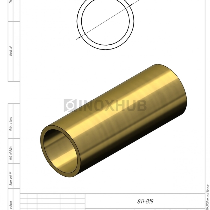 Трек (319-3 Bronze), 19×3000 мм, под Бронзу