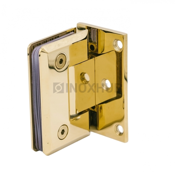 Петля (305 Gold) стена-стекло одностороннее крепление, под Золото