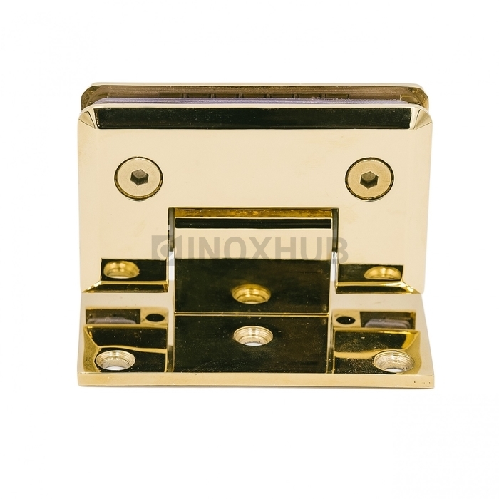 Петля (305 Gold) стена-стекло одностороннее крепление, под Золото