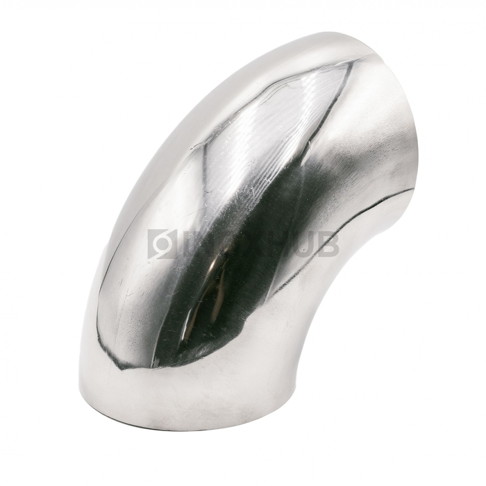 Отвод Ø101.6×2.0 мм AISI 304 GRIT 600