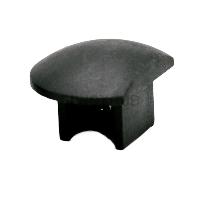 Заглушка (614 aura-L) для профиля (левая) черный