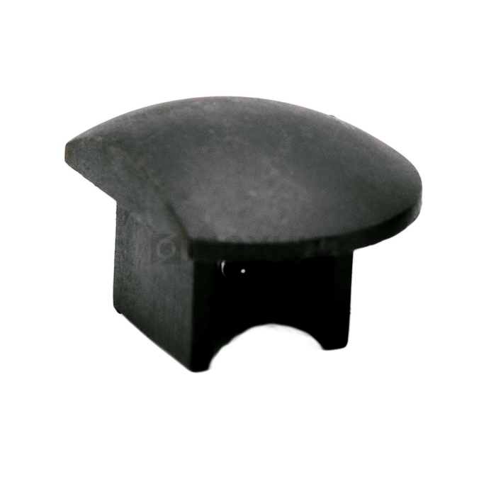 Заглушка (614 aura-R) для профиля (правая) черный 