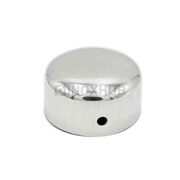 Заглушка для деревянного и пластикового поручня, Ø49.0 мм, AISI 201, GRIT 600