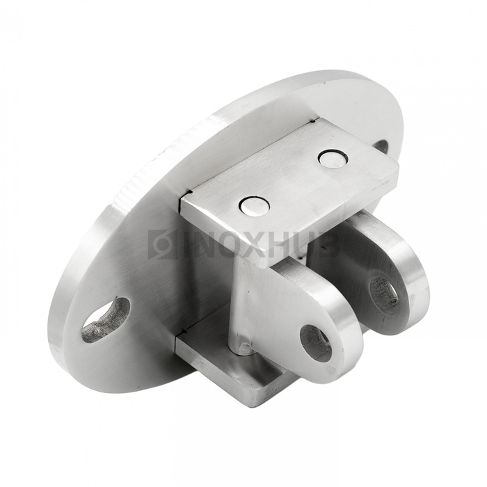 Крепление тяги к стене двойное регулируемое, AISI 316, GRIT 320