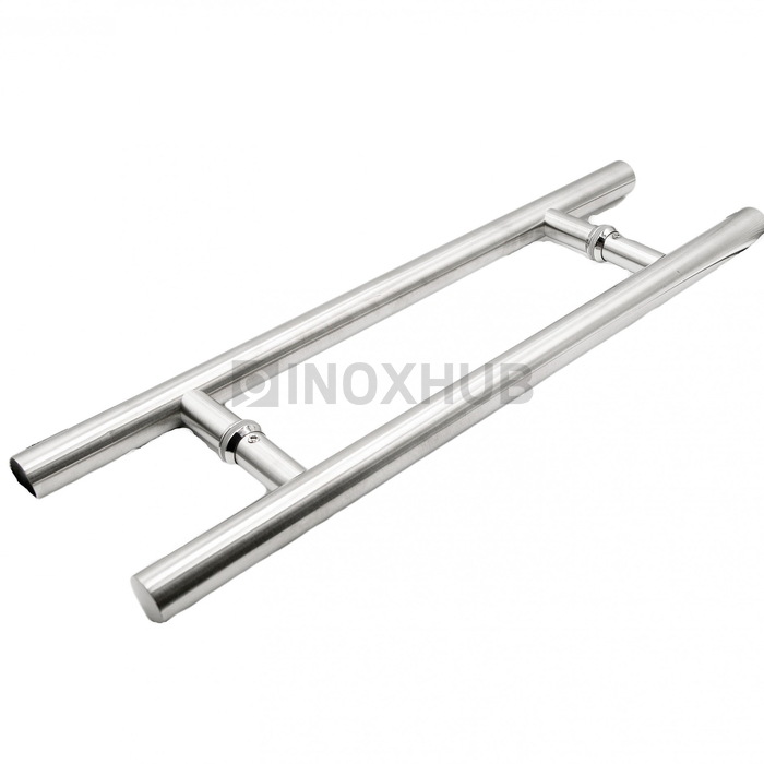 Ручка (633-450 SSS) 25×275×450 мм, стекло 8-12 мм, нерж. сталь матовая