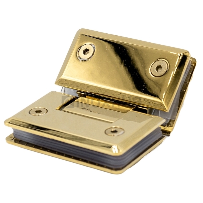 Петля (302 Gold) стекло-стекло 135°, под Золото