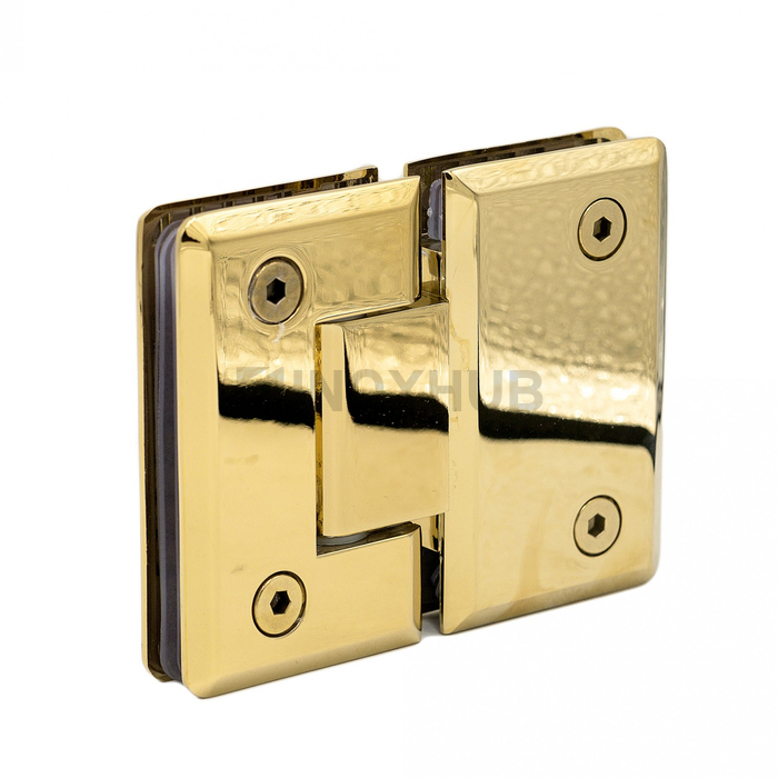 Петля (303 Gold) стекло-стекло 180°, под Золото