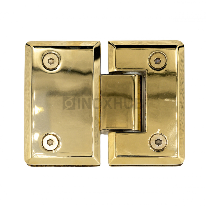 Петля (303 Gold) стекло-стекло 180°, под Золото