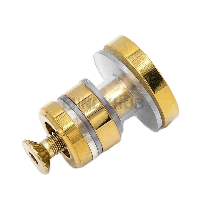 Крепление (449 Gold) трека 30×10 к стеклу, под Золото