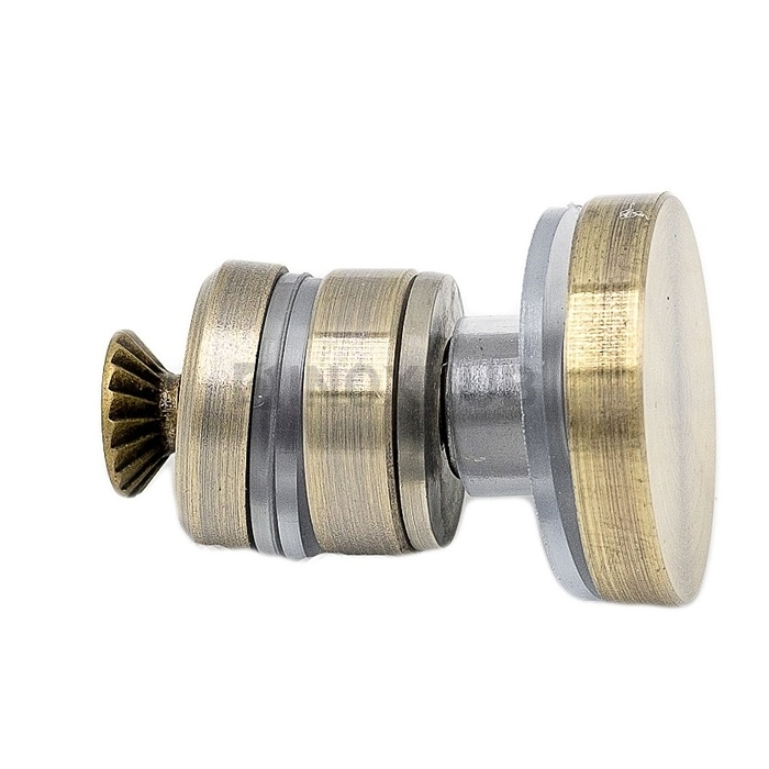 Крепление (449 Bronze) трека 30×10 к стеклу, под Бронзу