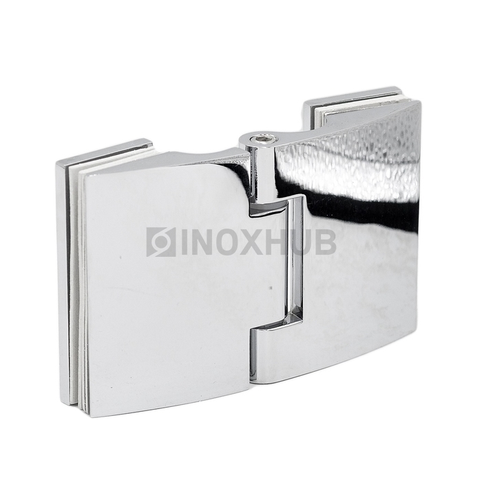 Петля (512 PC) стекло-стекло открывание наружу полированный хром