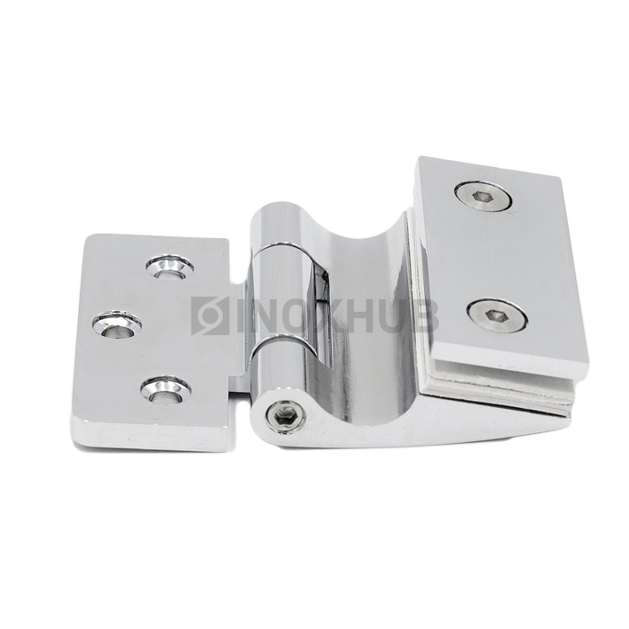 Петля (513 PC) стена-стекло, открывание наружу, полированный хром